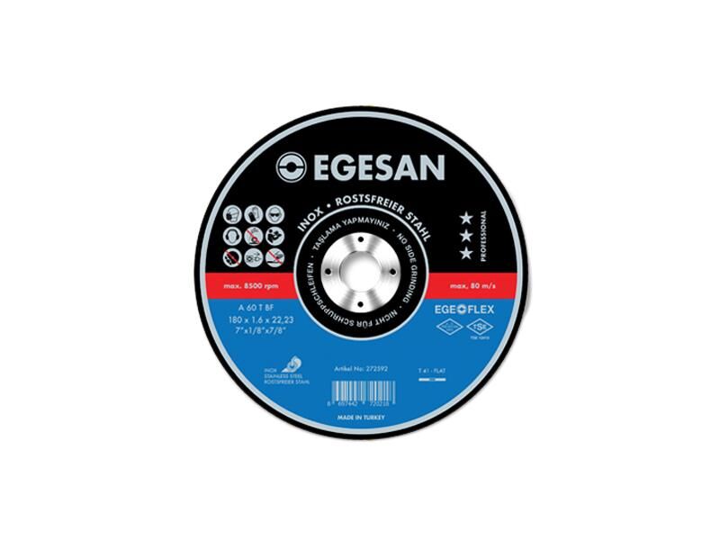 Egesan 115x1  İnox İnce Metal Kesme Taşı  Pro Seri-10'LU PAKET