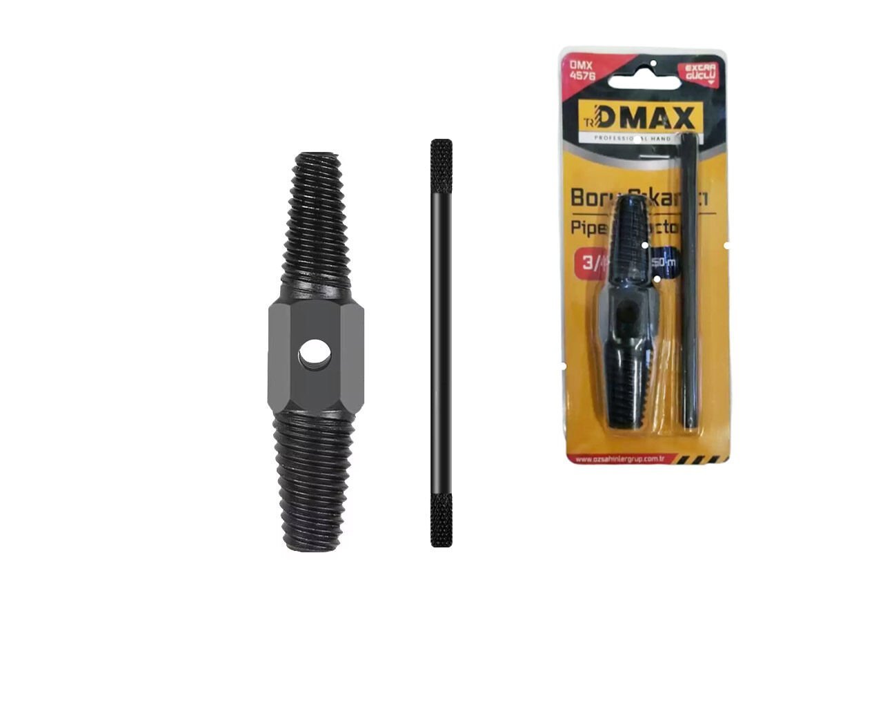 Ters kılavuz Çift Taraflı Boru Çıkarıcı 1/2-3/4 DMX4576