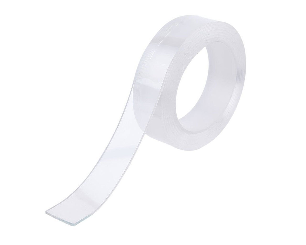 Şeffaf Çift Taraflı Silikon Bant 30mm x 2mt