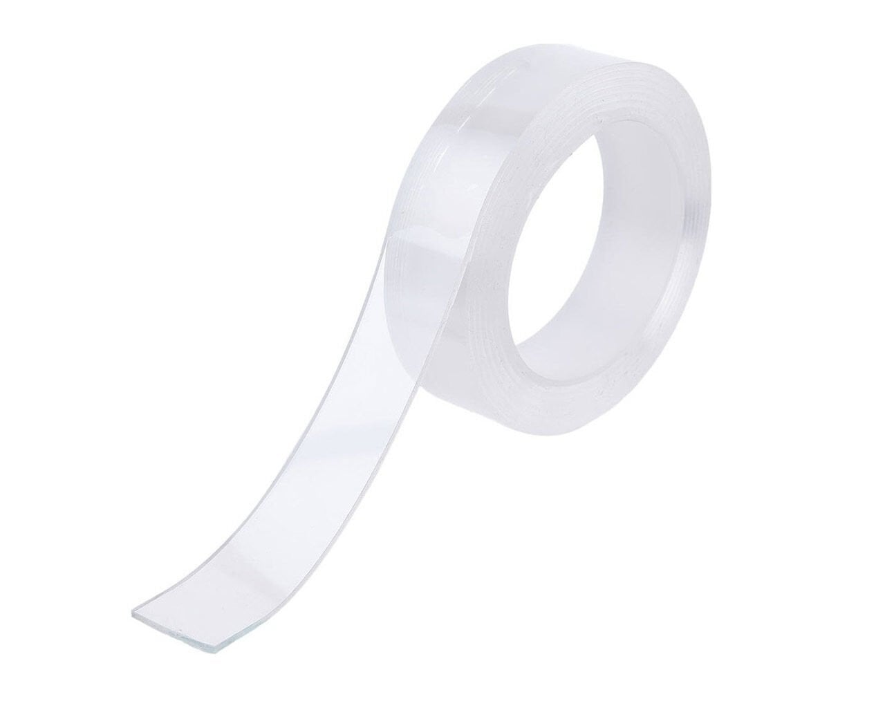 Şeffaf Çift Taraflı Silikon Bant 30mm x 2mt