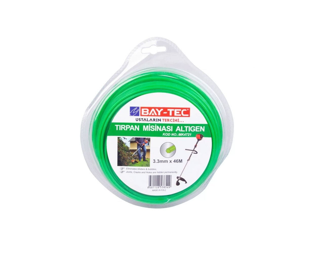 Altıgen Tırpan Misinası 3.3  mm x 46 mt MK4721 BAYTEC