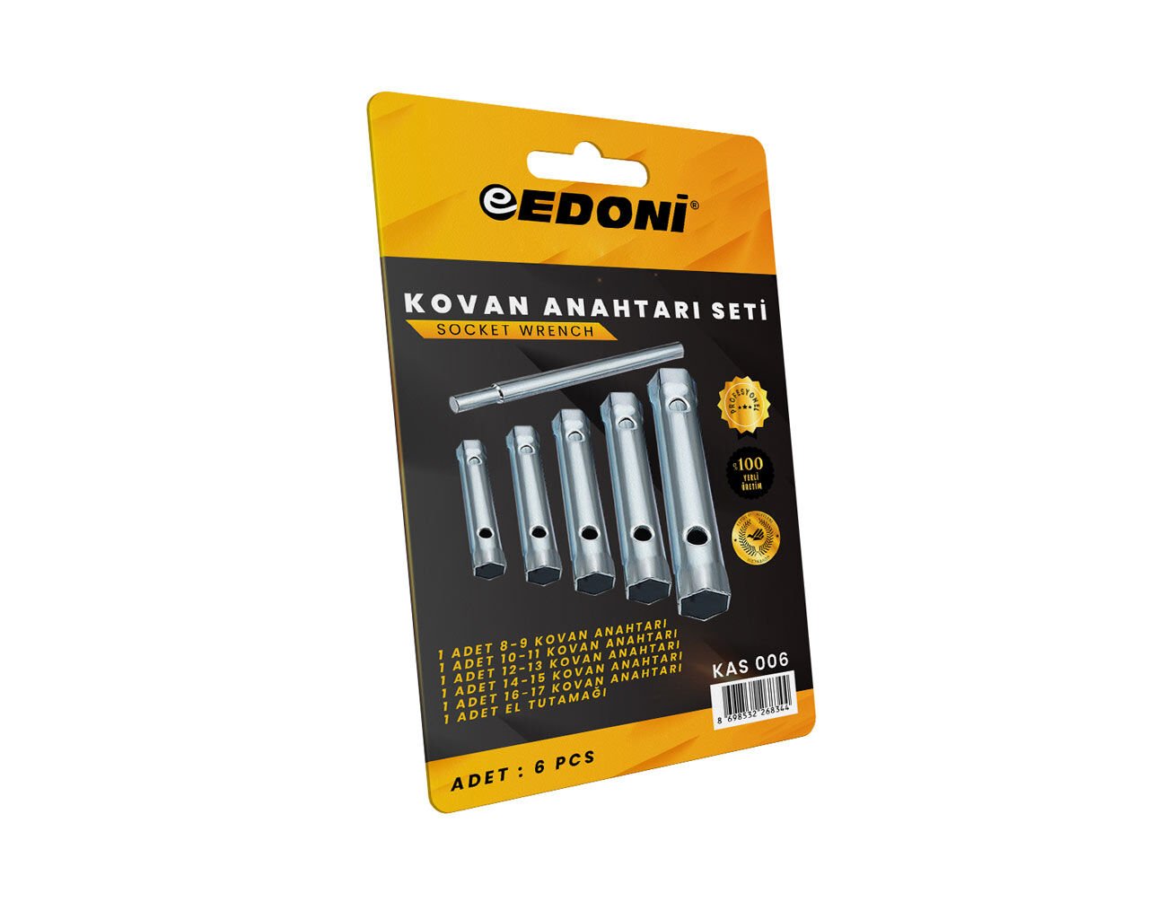 Kovan Anahtar Seti 6 Parça KAS 006