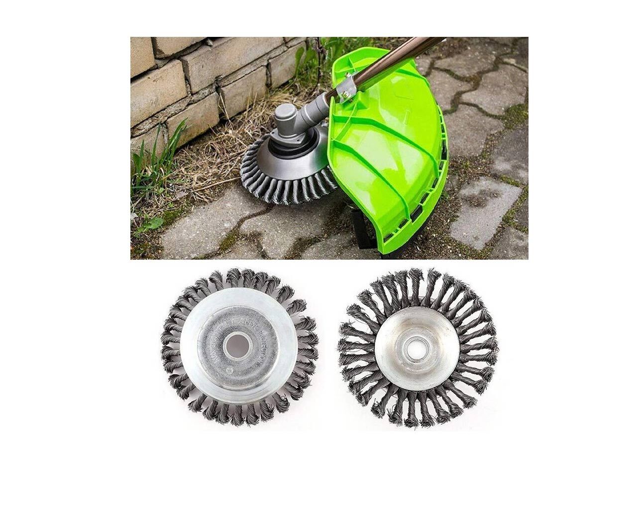 Motorlu Tırpan Kıyı Temizleme Burgulu Tel Fırça 6'' 150mm-MES760