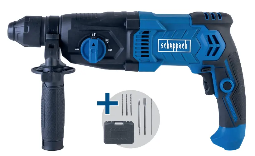 ELEKTRİKLİ KIRICI-DELİCİ  DH2260 1050W 3 JOULE SCHEPPACH-GERMANY KESKİ MURÇ MATKAP UCU HEDİYELİ TOPLAM 5 ADET HEDİYE UÇ