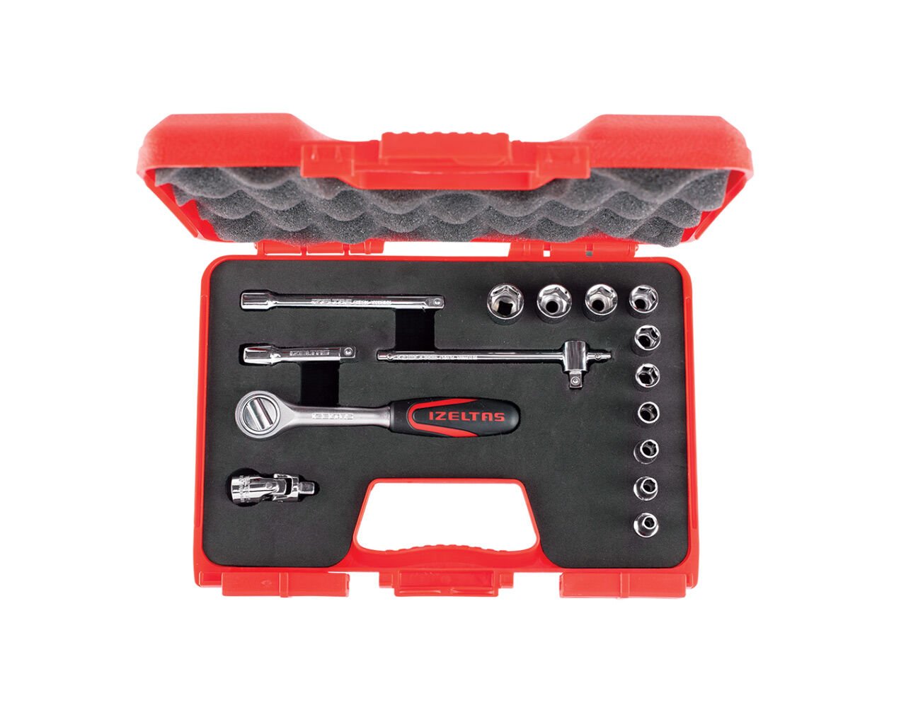 1/4'' Altıköşe Lokma Anahtar Takımı 15 Parça İzeltaş