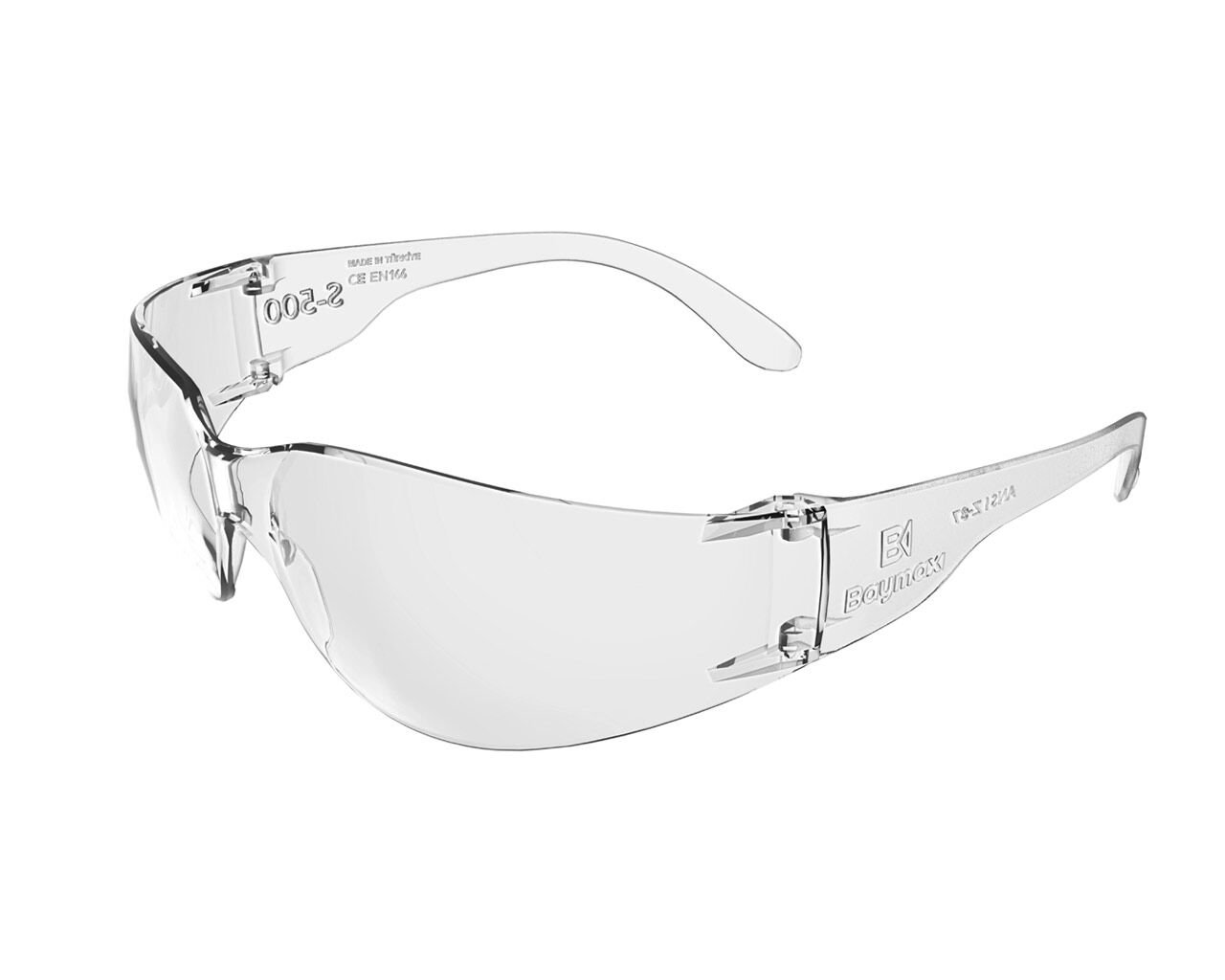 Dinamik Koruyucu Gözlük Şeffaf BAYMAX S-500