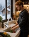Mermerden Evye Lavabo Musluğu Acar Mıx 20.01.201