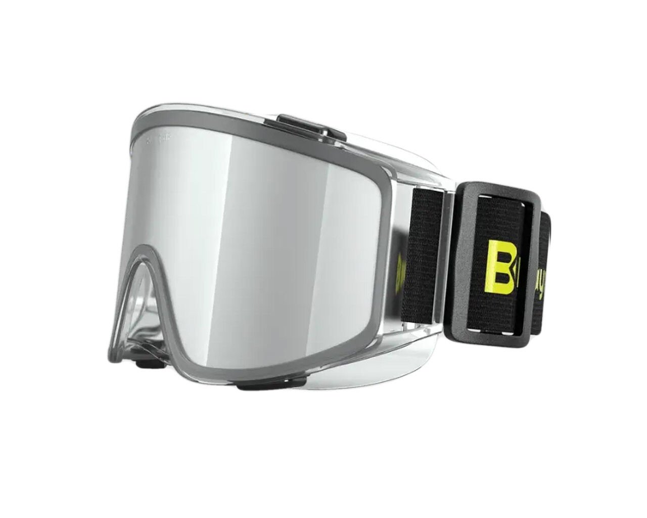 Ayarlı Koruyucu Gözlük Gümüş Aynalı Antifog Tokalı BAYMAX S-550 GRAND