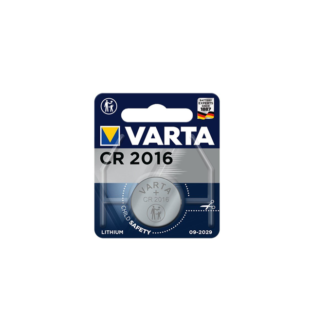 Varta CR2016 3V Elektronik Lityum Pil Germany