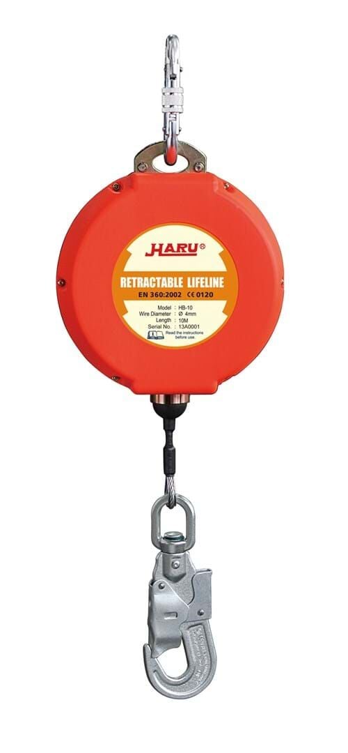 DÜŞÜŞ TUTUCU GERİ SARIMLI Balanser ÇELİK HALAT 10MT HARU HE-10