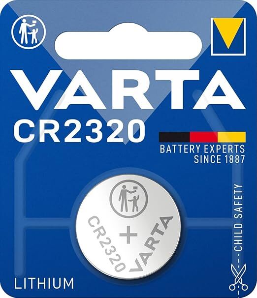 Varta CR2320 3V Elektronik Lityum Pil Germany