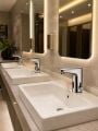 Stilla Çift Su Fotoselli Krom Lavabo Bataryası Acar 01.02.206