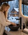 Smart Çanak Tek Su Fotoselli Siyah Lavabo Bataryası Acar 01.02.800S