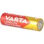 Varta Longlife Max Power AA Alkalin Kalem Pil, LR6, 1,5V, 4'lü