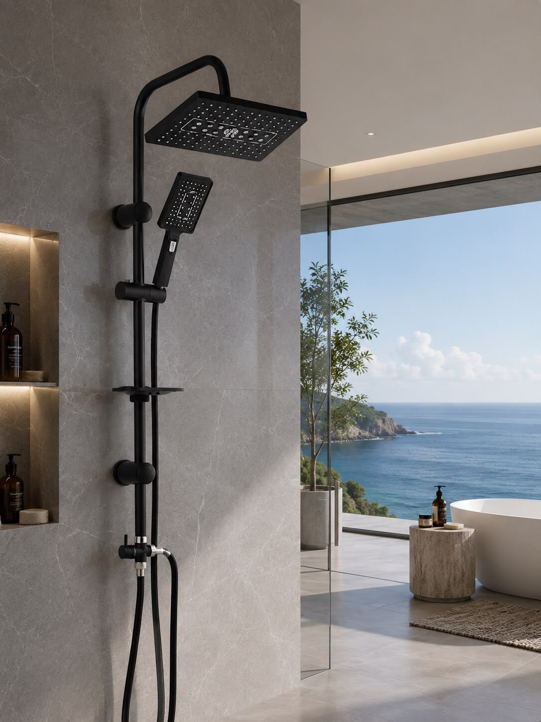 Jet Black Yağmur Duş Sistemi Acar 19.06.190