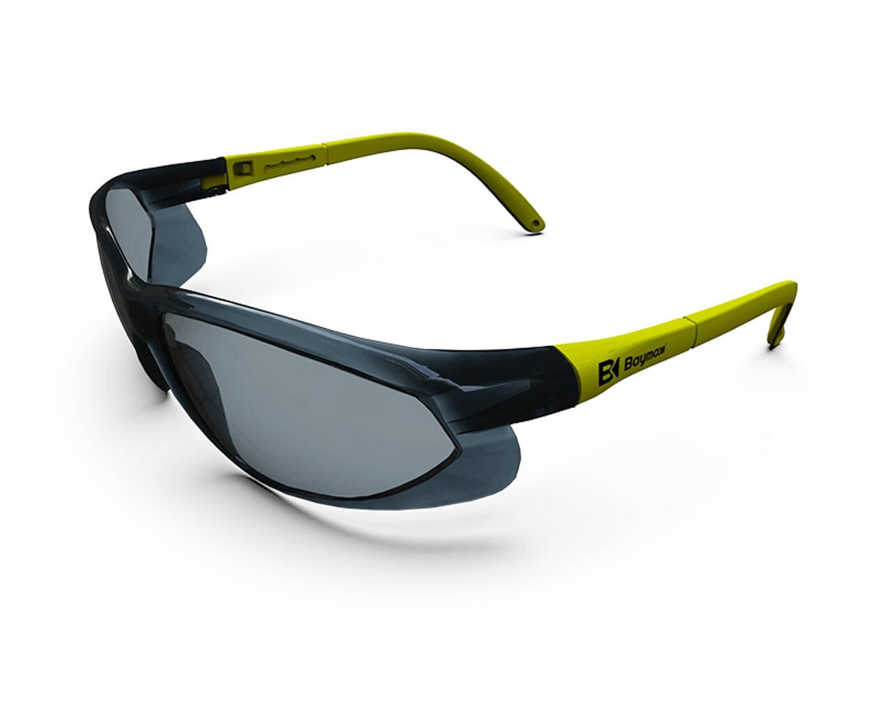 BAYMAX S-900 Curved Koruyucu Gözlük Füme Normal-12 adet