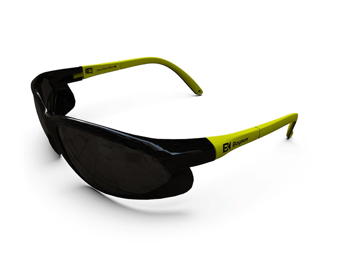 BAYMAX S-900 Curved Koruyucu Gözlük Siyah Kaynak