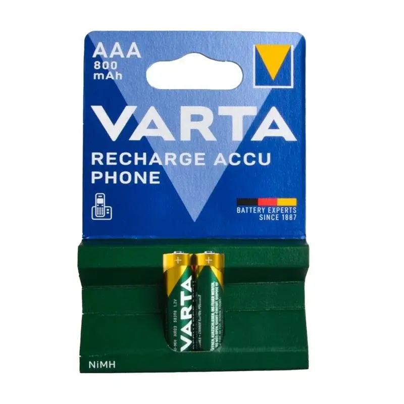 Varta Şarjlı 2'li Ince Kalem Pil AAA 800 Mah 58398