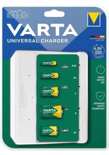 Varta 57658 Universal Pil Şarj Cihazı