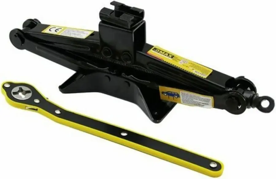 2 Ton Akordiyon Çırcır Kollu Kriko Paslanmaz Krom Gövde DMAX DMX-4104