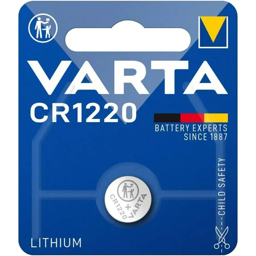 Varta CR1220 Lithium Pil Tekli Kart