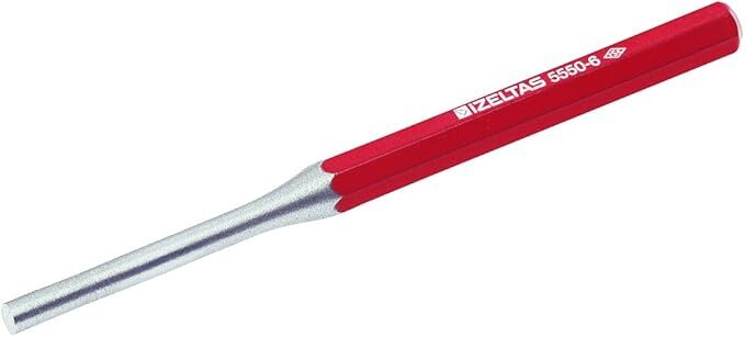 İzeltaş Düz Pim Zımba Boyalı 8 mm-5550