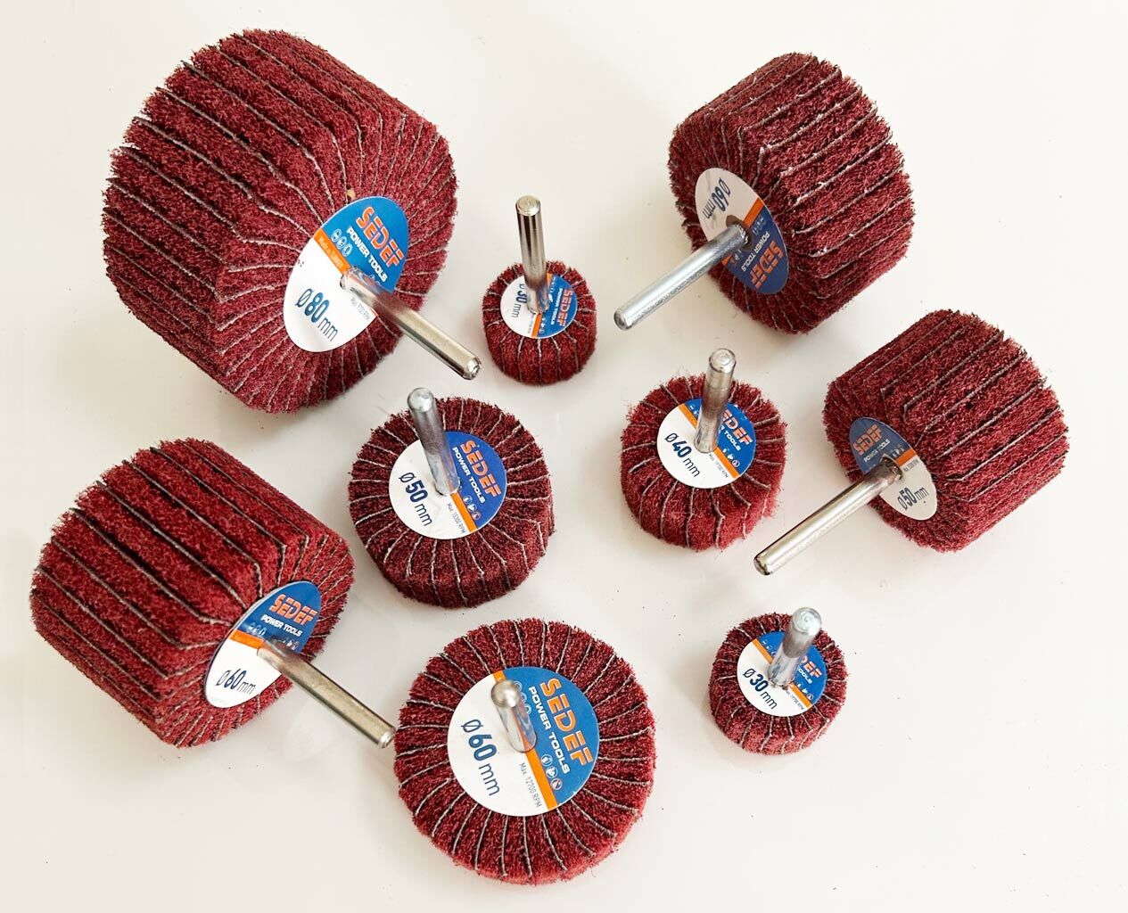 50x20 Saplı Kombi Elyaf Mop Zımpara 10'LU PAKET