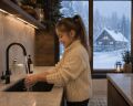 Lıfe Rozetli Kare Tel Sabunluk Acar LD5122