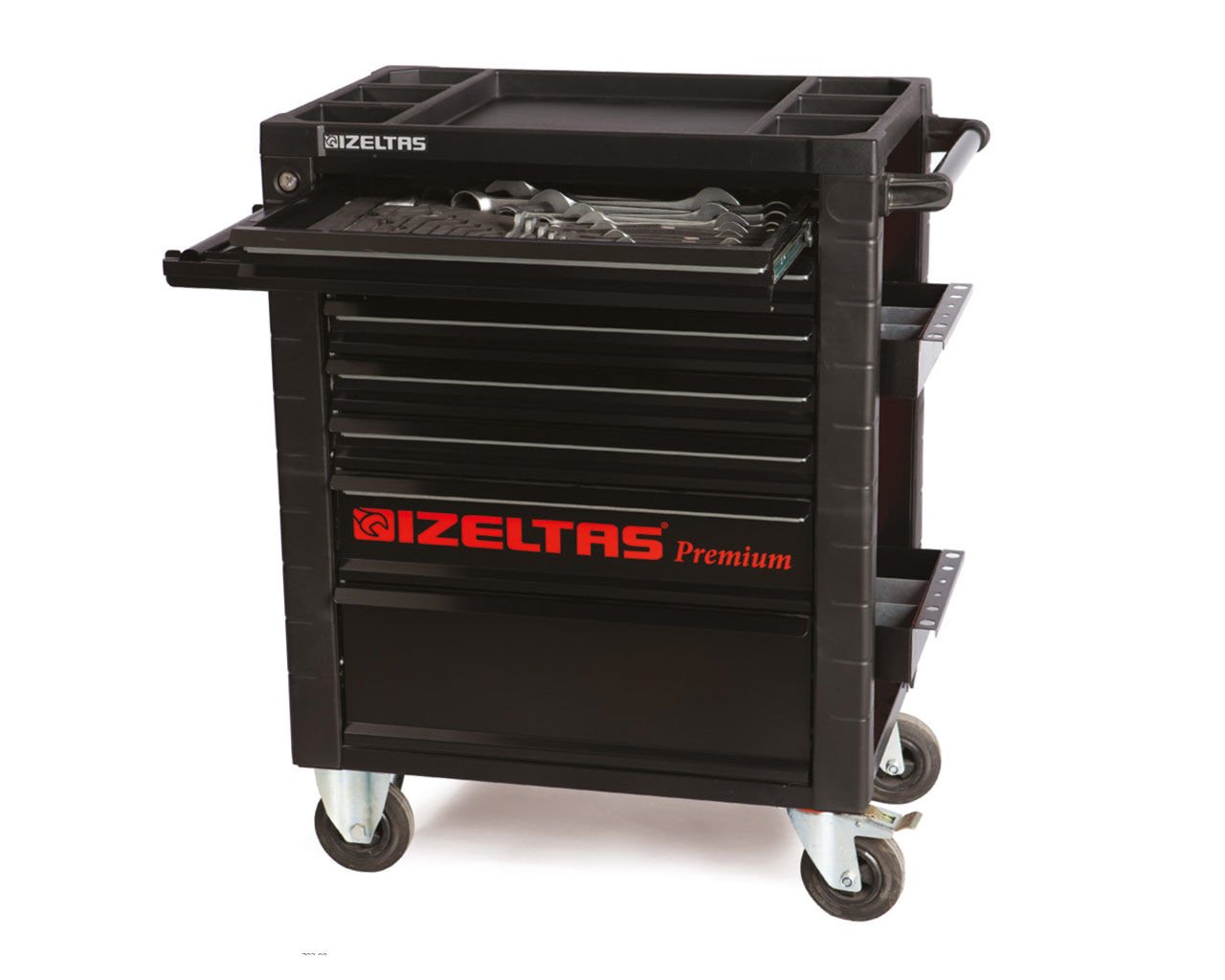 İzeltaş PREMİUM Seri 7 Çekmeceli Takım Dolabı- 250 Parça