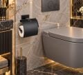 Platin Black Kapaklı Wc Kağıtlık Acar KR5600