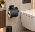 Platin Black Kapaklı Wc Kağıtlık Acar KR5600