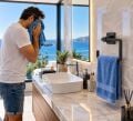 Platin Black Kare Havluluk Acar VG58052
