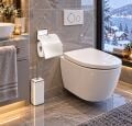 Platin White Kapaklı Wc Kağıtlığı Acar KS8000