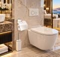 Platin White Kapaklı Wc Kağıtlığı Acar KS8000