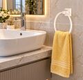 Platin White Yuvarlak Havluluk Acar KS8003