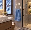 Platin White Yuvarlak Havluluk Acar KS8003