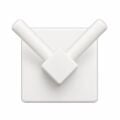 Platin White Çiftli Bornozluk Acar KS8008