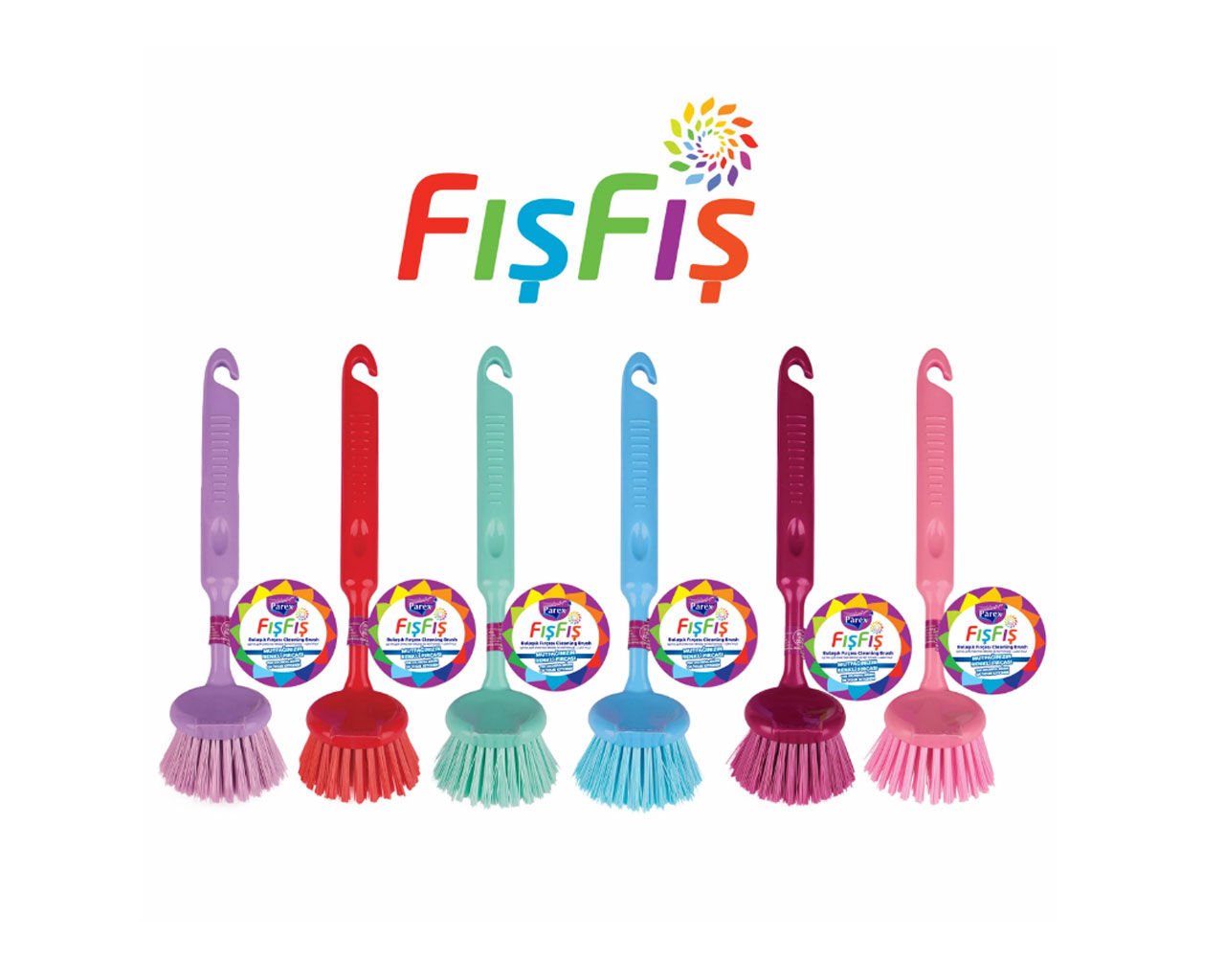 PAREX Fışfış Bulaşık Fırçası-1 adet Karışık Renk Gönderilir