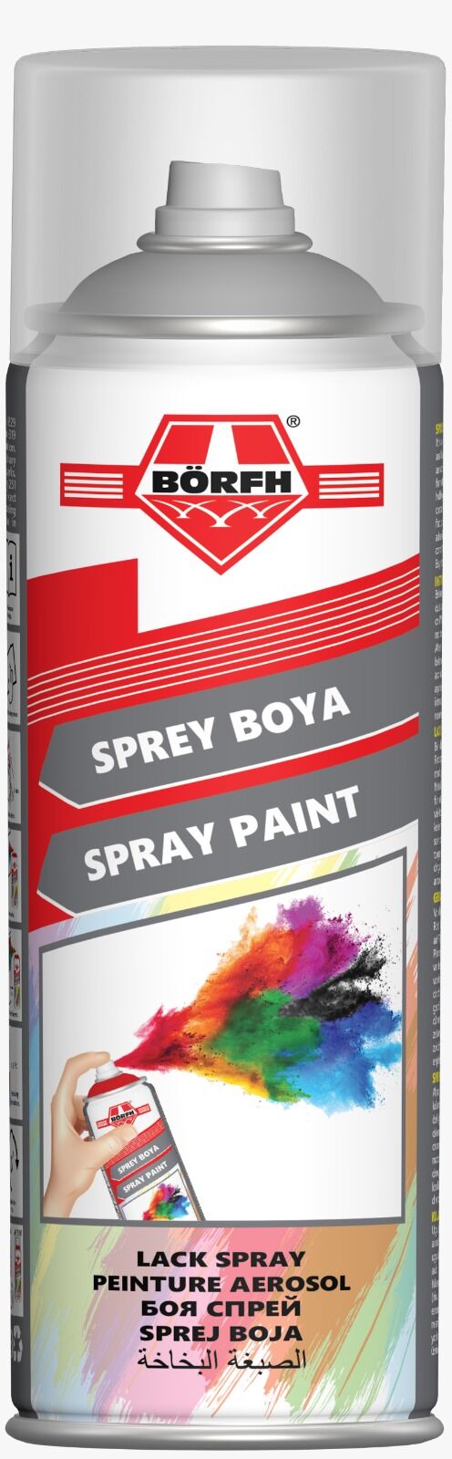 Krom Sprey Boya(Paslanmaz Rengi) Akrilik Börfh 400 Ml (6023080)