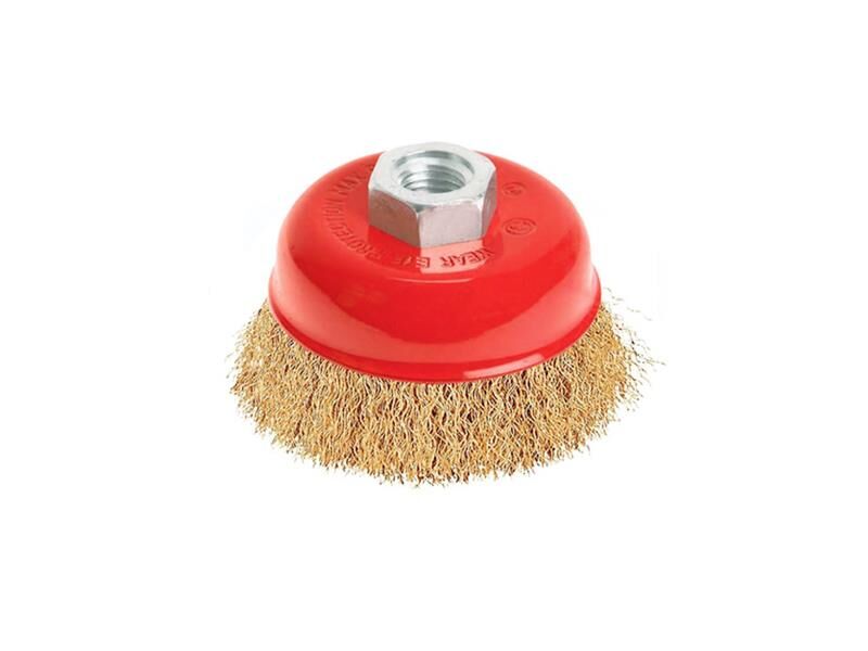 BAY-TEC Saçaklı Çanak Tel Fırça 85 mm MK1120