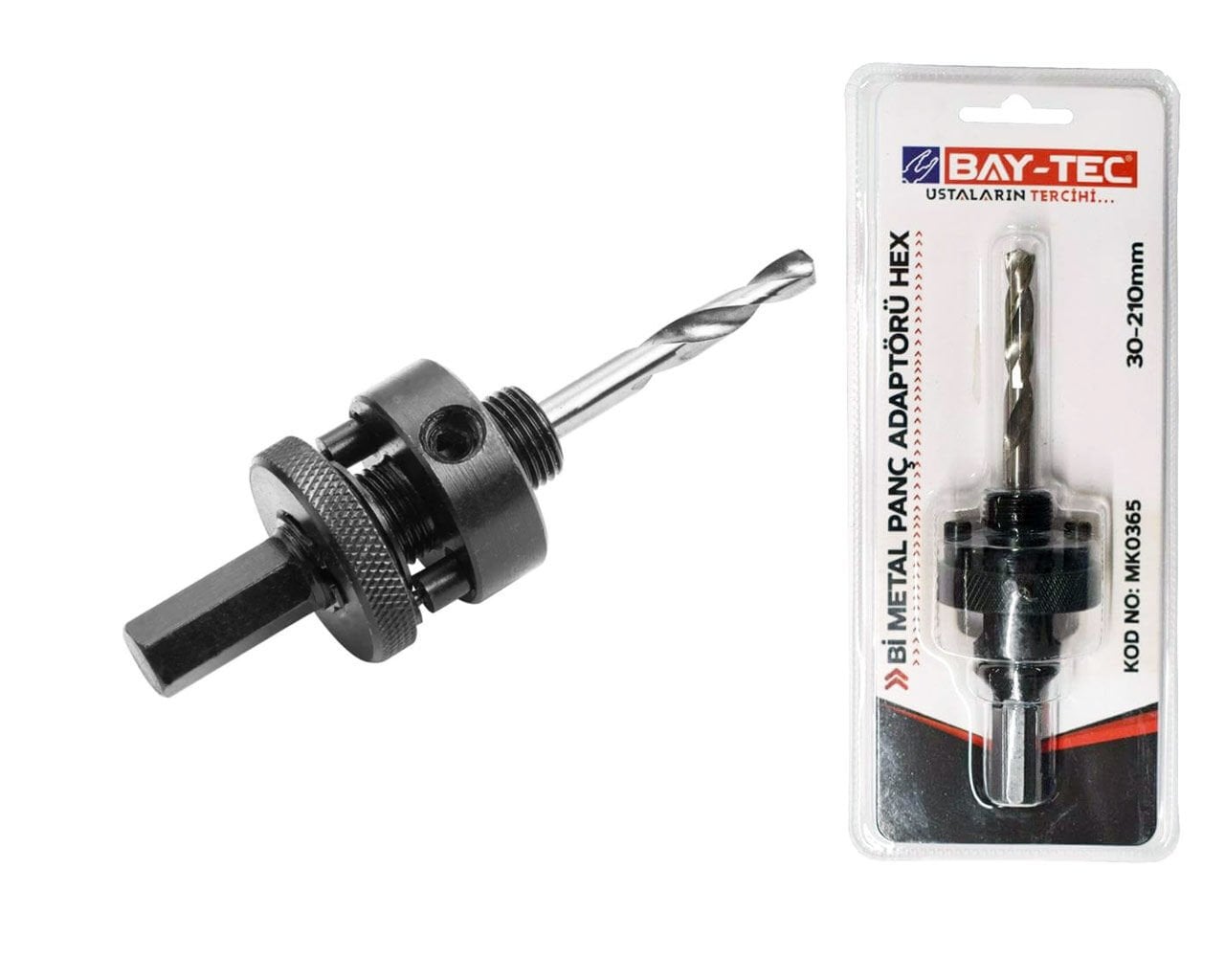 Bimetal Panç Adaptörü HEX 30-210 mm MK0365