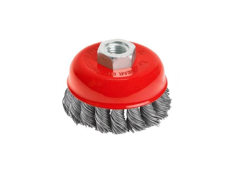 Burgulu Çanak Tel Fırça 100 mm MK1170