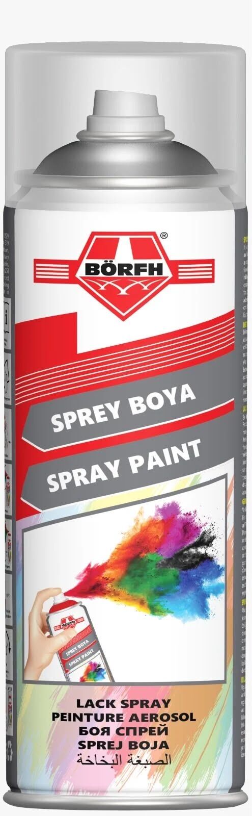Trafik Sarı Sprey Boya Ral 1023 Yarı Mat Akrilik Börfh 400 Ml (6023073)