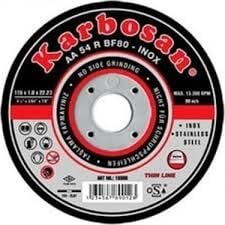 KARBOSAN 125X1 INOX İNCE KESİCİ-25'Lİ Paket