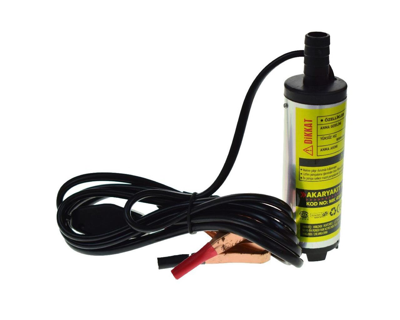 24V 51 mmAkaryakıt Mazot Pompası Mini MK4960