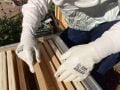 Arıc Tulum Kıyafet Set L (Tulum Maske+Arıcı Uzun Eldiven) Sedef