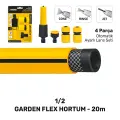 20 MT HORTUM 1/2 GARDENFLEX 4 PCS LANS SETLİ SGS 4364