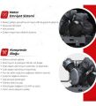 Dalgakıran Hava  Kompresörü 4D-300 250 Lt. Kompresör 3kw/4hp Tek Kademeli 7 Bar