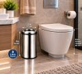 Pratik Çemberli  Çöp Kovası 8 Lt Paslanmaz Acar 13280