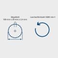 DALDIRMALI DAİRE TESTERE PL55 160MM SCHEPPACH